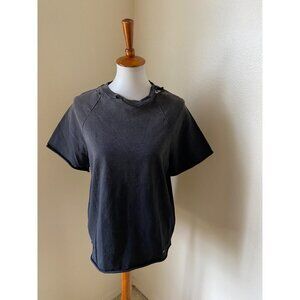 Adriano Goldschmied Women’s Distressed Oversized Tee Size S